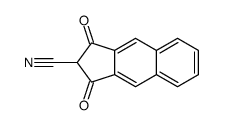 1,3-dioxocyclopenta[b]naphthalene-2-carbonitrile结构式