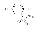 4-chloro-1-oxido-pyridine-3-sulfonamide结构式