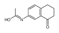N-(8-oxo-6,7-dihydro-5H-naphthalen-2-yl)acetamide结构式