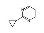 (9CI)-2-环丙基嘧啶结构式