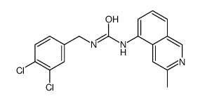 1-[(3,4-dichlorophenyl)methyl]-3-(3-methylisoquinolin-5-yl)urea结构式