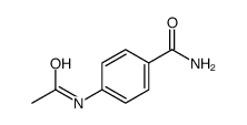 4-acetamidobenzamide结构式
