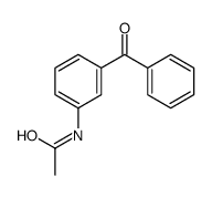 N-(3-benzoylphenyl)acetamide结构式