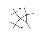 1,1,3-trimethyl-2,2-bis-trifluoromethyl-cyclopropane结构式