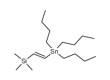 Tributyl[(1E)-2-(trimethylsilyl)ethenyl]stannane结构式