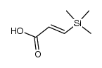 trans-3-(Trimethylsilyl)-2-propensaeure结构式