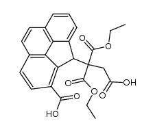 4-(1,1-Bis-ethoxycarbonyl-2-carboxy-ethyl)-4H-cyclopenta[def]phenanthren-3-carbonsaeure结构式