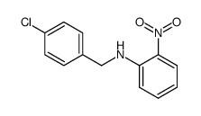 N-(p-Chlorobenzyl)-2-nitro aniline结构式