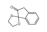 spiro[indene-1,2'-[1,3]oxathiolan]-2(3H)-one结构式