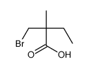 2-(bromomethyl)-2-methylbutanoic acid结构式