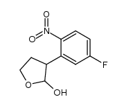 2-hydroxy-3-(5-fluoro-2-nitrophenyl)oxacyclopentane结构式