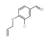 4-烯丙氧基-3-氯苯甲醛结构式