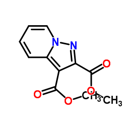 吡唑并[1,5-a]吡啶-2,3-二甲酸二甲酯结构式