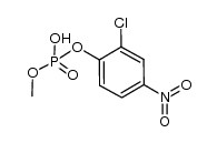 methyl 2-chloro-4-nitrophenyl phosphate结构式