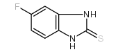 5-氟-1,3-二氢-2H-苯并咪唑-2-硫酮结构式