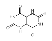 9-sulfanylidene-3,5,8,10-tetrazabicyclo[4.4.0]dec-11-ene-2,4,7-trione结构式