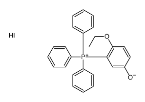(2-ethoxy-5-hydroxyphenyl)-triphenylphosphanium,iodide结构式
