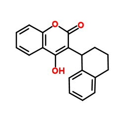 杀鼠醚结构式