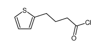 4-(2-thienyl)butanoyl chloride结构式