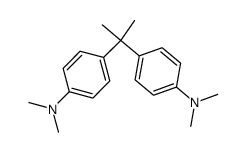 2,2-bis(4-(dimethylamino)phenyl)propane结构式