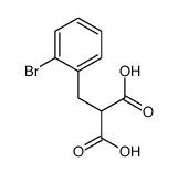 2-[(2-bromophenyl)methyl]propanedioic acid结构式