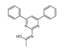 N-(4,6-diphenylpyrimidin-2-yl)acetamide结构式