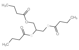 三丁酸 2,3-二巯基-1-丙酯结构式