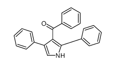 (2,4-diphenyl-1H-pyrrol-3-yl)-phenylmethanone结构式