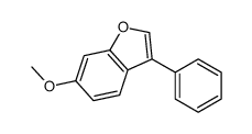 6-methoxy-3-phenyl-1-benzofuran结构式