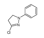 5-chloro-2-phenyl-3,4-dihydropyrazole结构式
