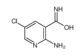 2-Amino-5-chloronicotinamide结构式