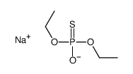 O,O-二乙基硫(醇)代磷酸钠结构式