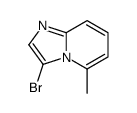 3-溴-5-甲基咪唑并[1,2-a]吡啶结构式