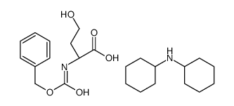 2S-N-Cbz-高丝氨酸二环己胺盐结构式
