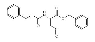 2S-苄氧羰酰氨基-4-氧代-丁酸苄酯结构式