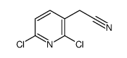 (2,6-Dichloro-3-pyridinyl)acetonitrile结构式