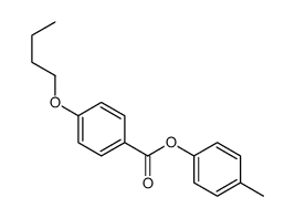 (4-methylphenyl) 4-butoxybenzoate结构式