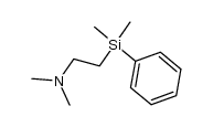 [2-(dimethyl-phenyl-silanyl)-ethyl]-dimethyl-amine结构式