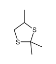 2,2,4-trimethyl-1,3-dithiolane结构式