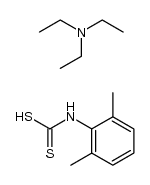 (2,6-dimethyl-phenyl)-dithiocarbamic acid , compound with triethylamine结构式