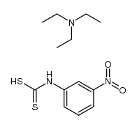 m-nitrophenyldithiocarbamic acid triethylamine salt结构式
