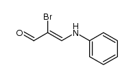 3-anilino-2-bromo-acrylaldehyde结构式