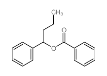 Benzenemethanol,a-propyl-, 1-benzoate结构式