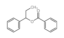 Benzenemethanol, a-ethyl-, 1-benzoate结构式