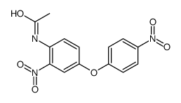 N-[2-nitro-4-(4-nitrophenoxy)phenyl]acetamide结构式