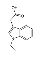 2-(1-ethylindol-3-yl)acetic acid结构式