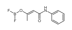 3-difluoroboranyloxy-crotonic acid anilide结构式