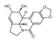 (1S,2S,3a(1)S,12bS)-1,2-dihydroxy-3a(1),4,5,12b-tetrahydro-1H-[1,3]dioxolo[4,5-j]pyrrolo[3,2,1-de]phenanthridin-7(2H)-one结构式