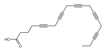 5,8,11,14,17-eicosapentaynoic acid结构式