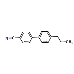 4-氰基-4'-丙基联苯结构式